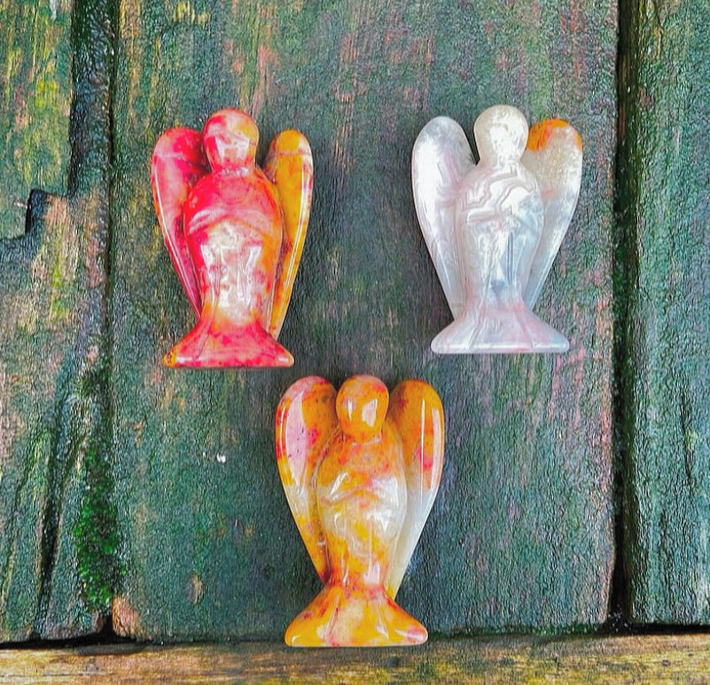 Engel van Crazy Lace Agaat "Familiebanden"