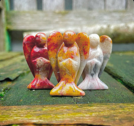 Engel van Crazy Lace Agaat "Familiebanden"