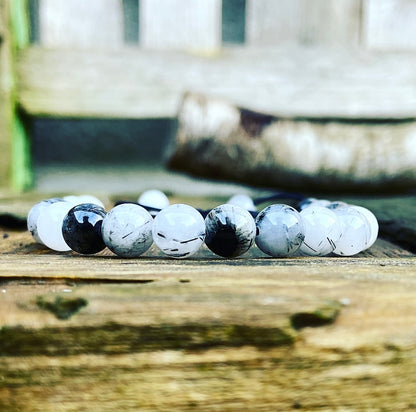 Toermalijn Kwarts Armband "Lichtwerker"