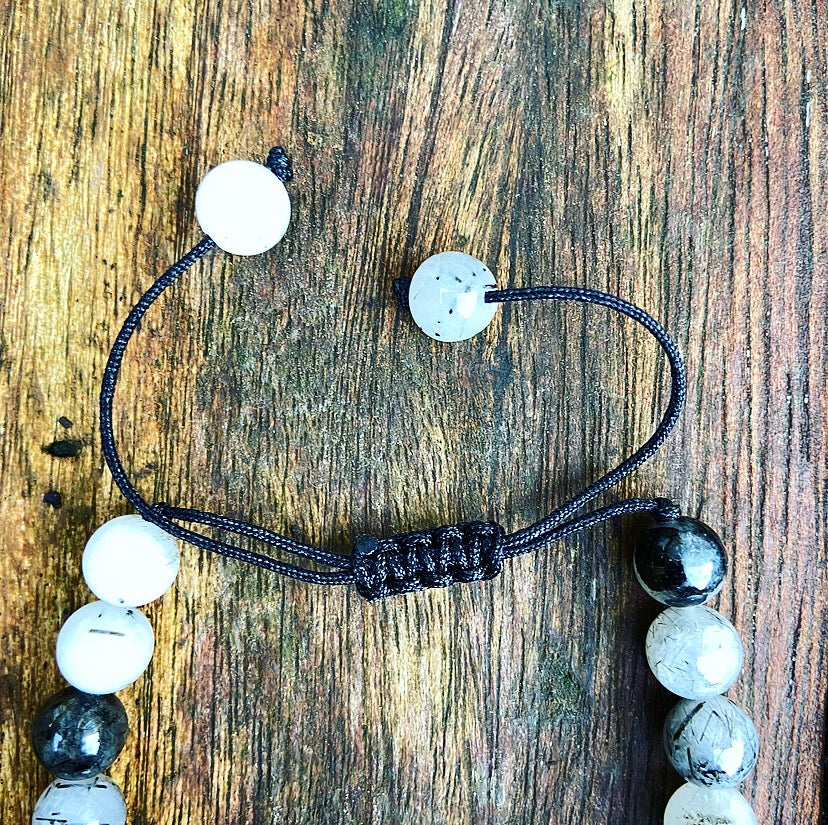 Toermalijn Kwarts Armband "Lichtwerker"