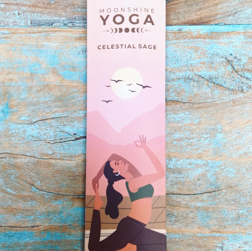 Moonshine Yoga Wierookset "Vier Geuren van Rust"
