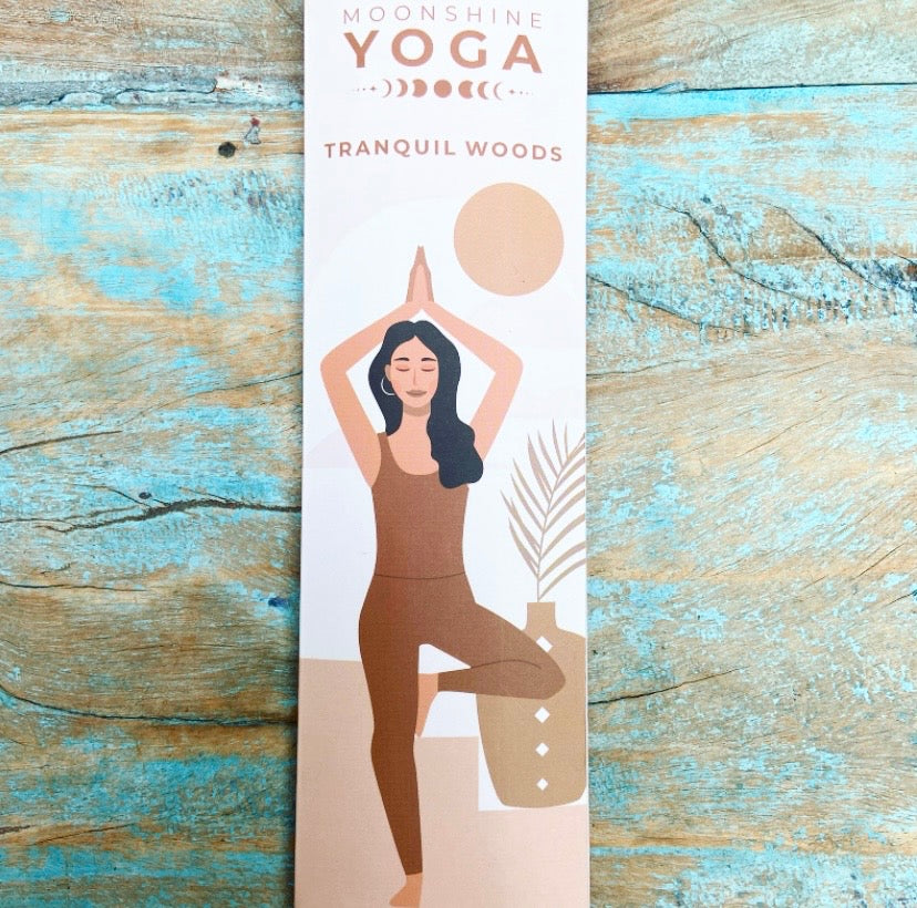 Moonshine Yoga Wierookset "Vier Geuren van Rust"