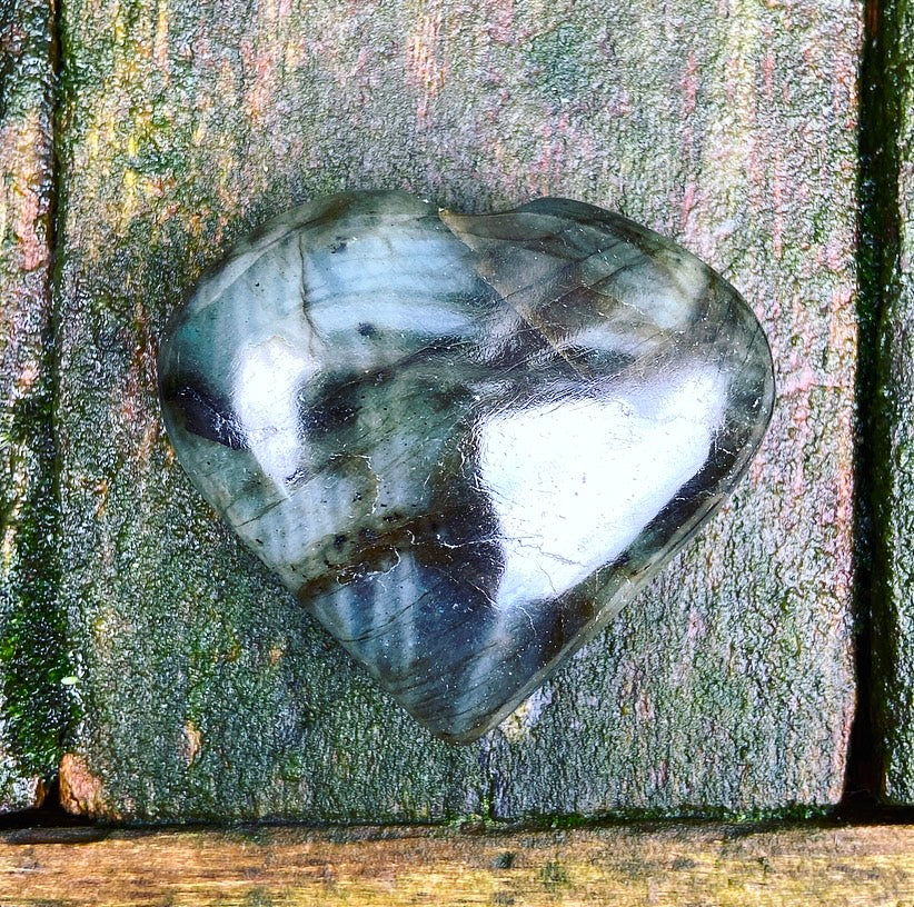 Labradorite heart "Protection"