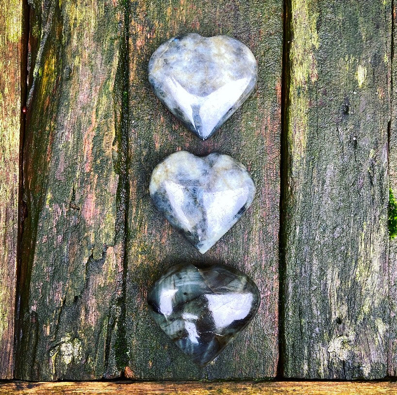 Labradorite heart "Protection"