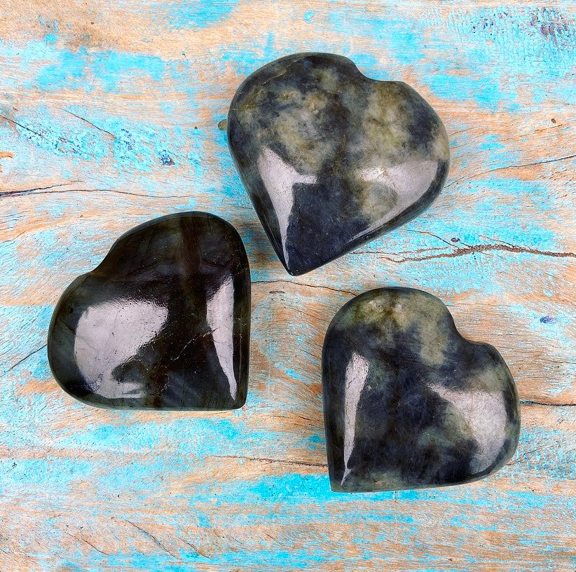 Labradorite heart "Protection"