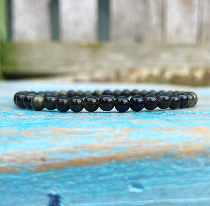 Obsidianarmband "Magic Mirror"
