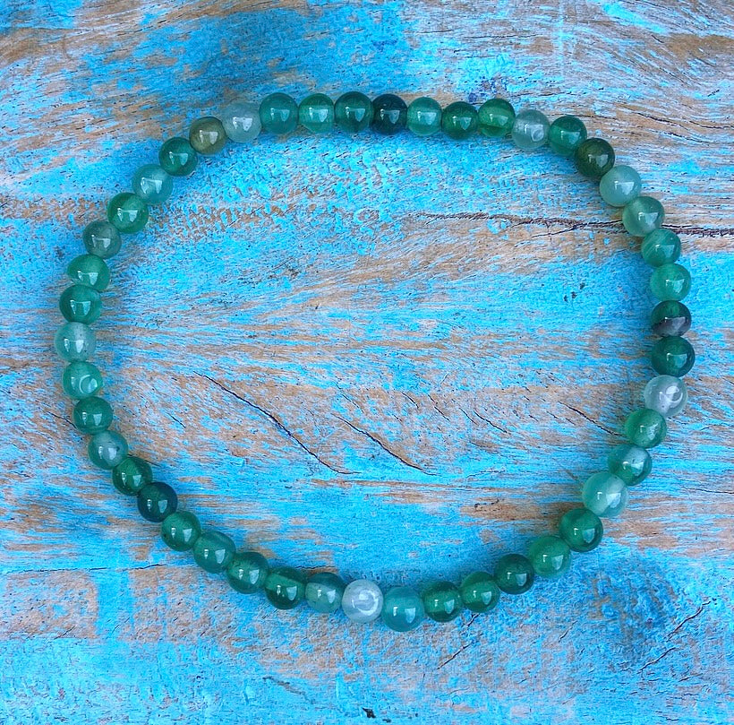 Bracelet set Agate "FEELING, KNOWING &amp; DOING"