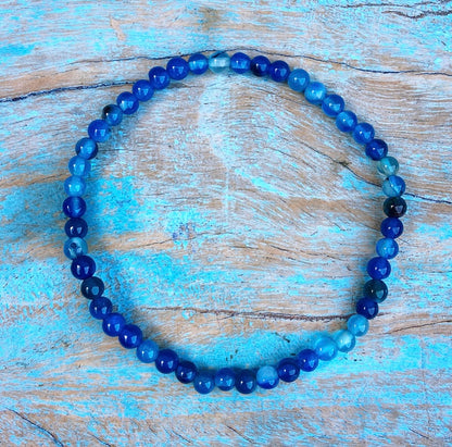 Bracelet set Agate "FEELING, KNOWING &amp; DOING"