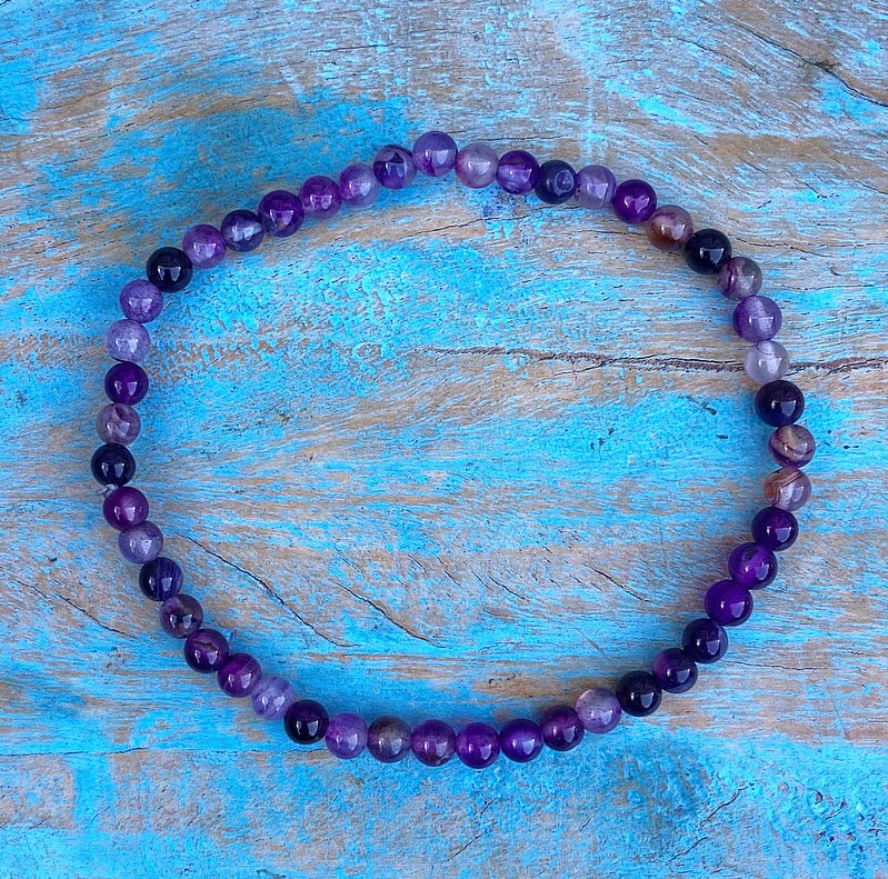 Bracelet set Agate "FEELING, KNOWING &amp; DOING"