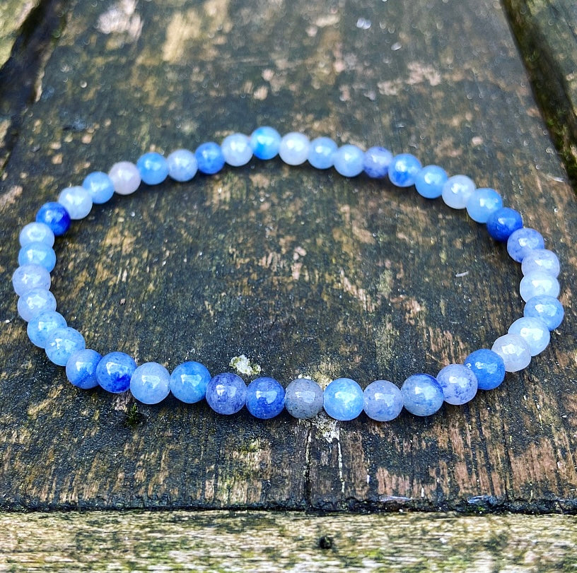 Blue Aventurine bracelet "Attention and Concentration"