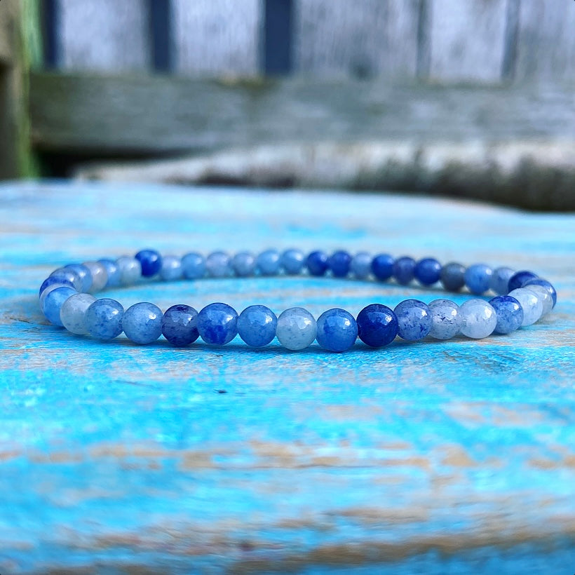 Blue Aventurine bracelet "Attention and Concentration"