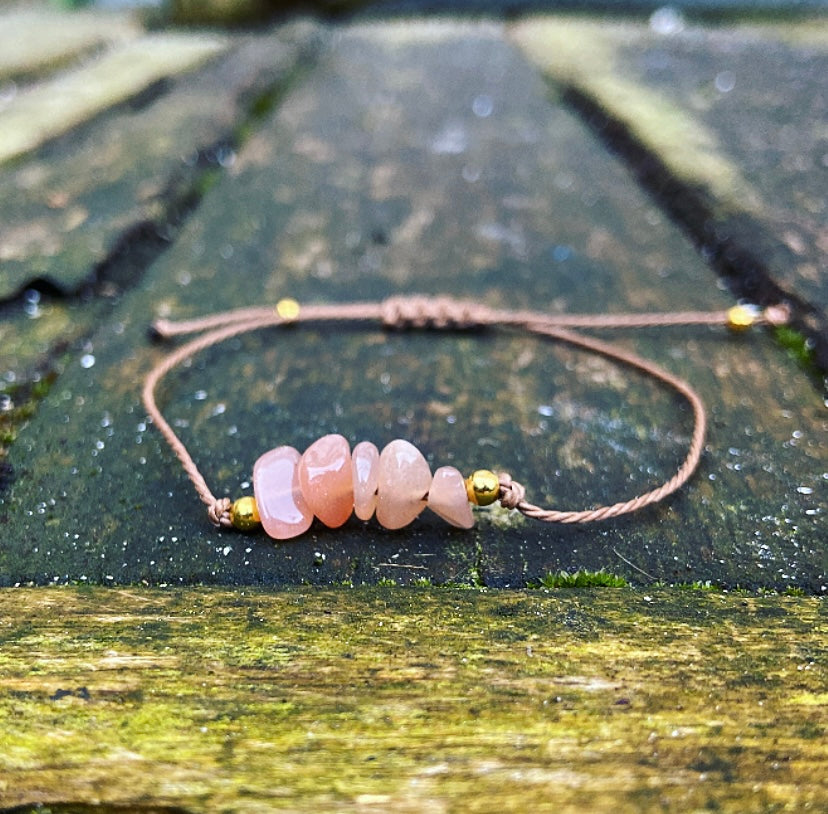 Armbandje Rode Aventurijn "Blijdschap"