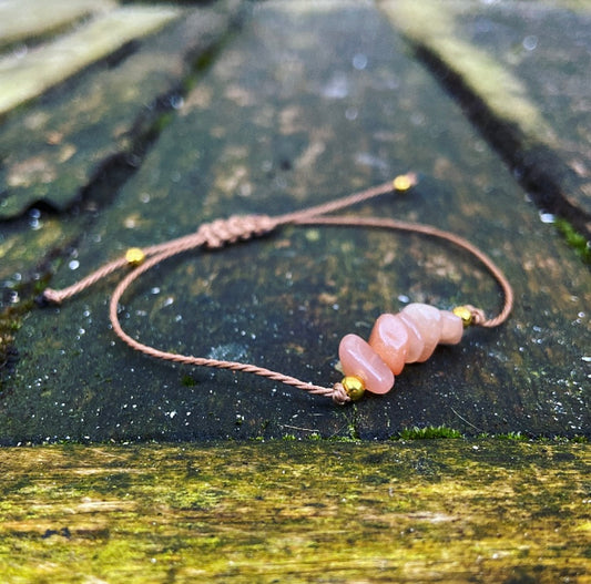 Armbandje Rode Aventurijn "Blijdschap"