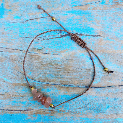 Armbandje Rode Aventurijn "Blijdschap"