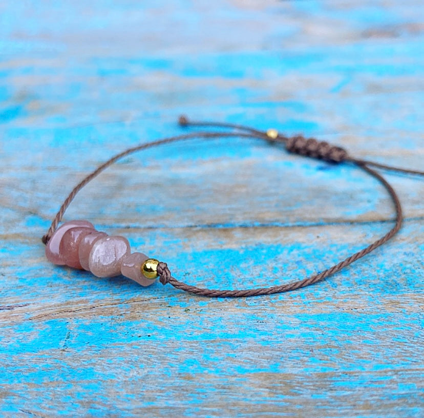 Armbandje Rode Aventurijn "Blijdschap"