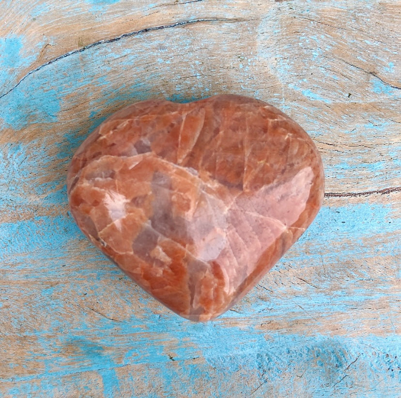 Hart van Roze Maansteen "De Wijze Vrouw"
