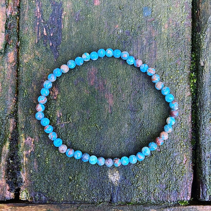 Blauwe Apatiet armbandje "Spirituele Gids"