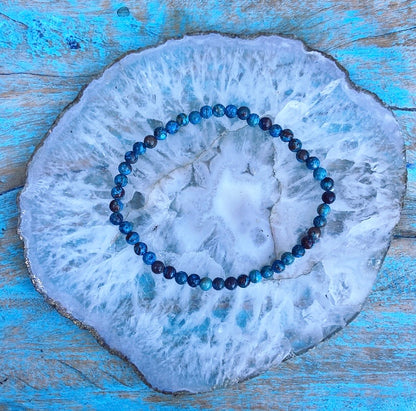 Blauwe Apatiet armbandje "Spirituele Gids"