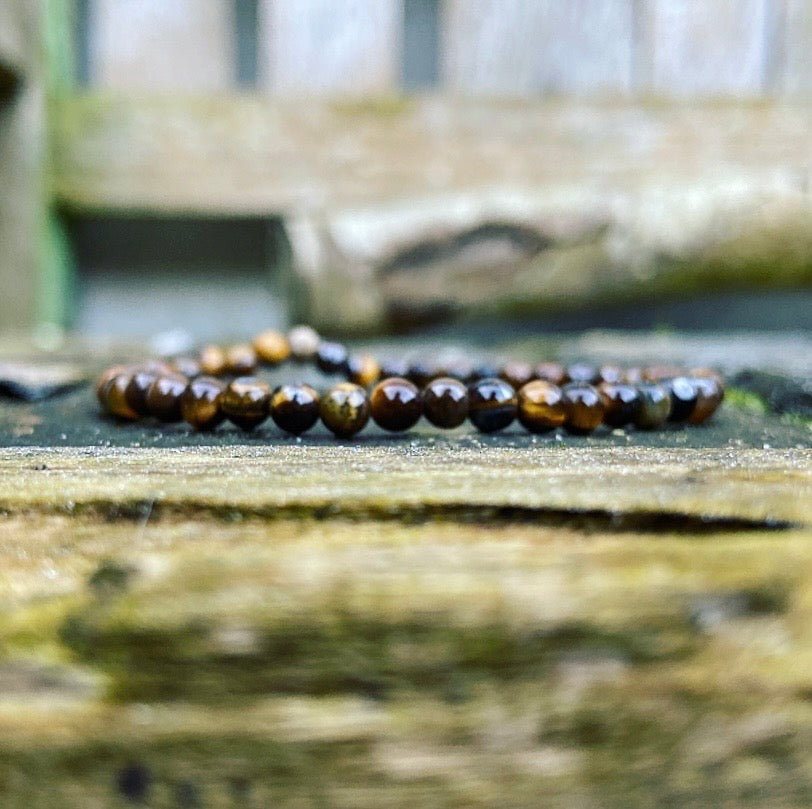 Armbandje Tijgeroog "Durf te stralen"