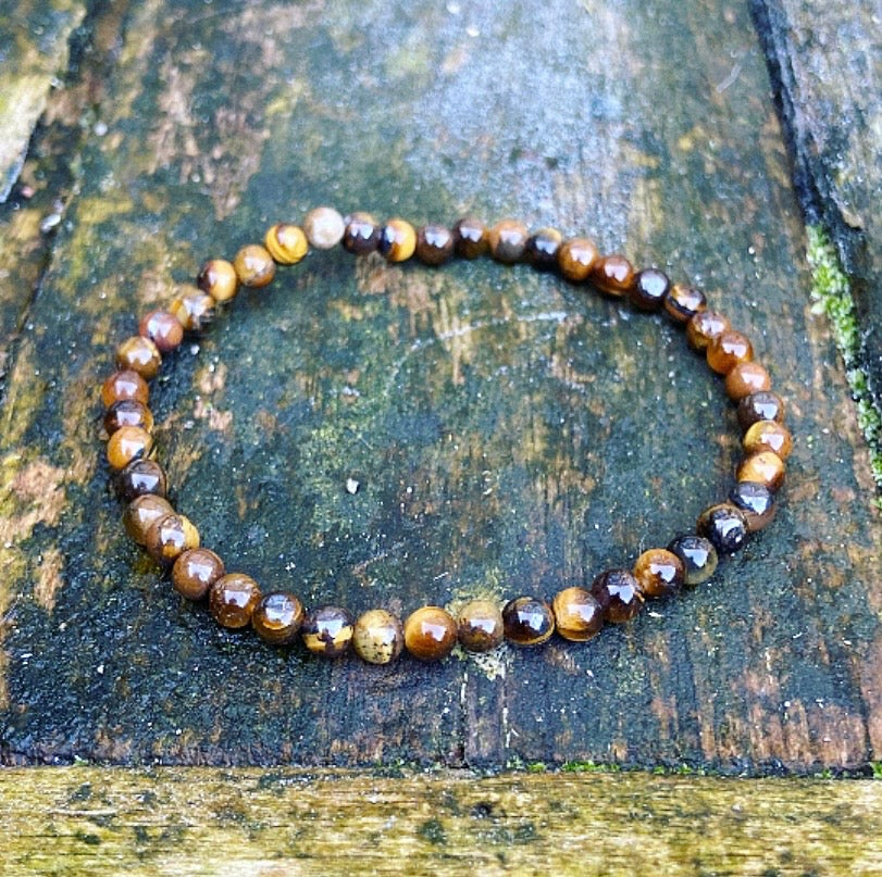 Armbandje Tijgeroog "Durf te stralen"