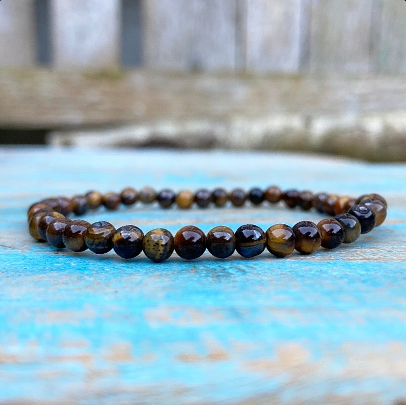 Armbandje Tijgeroog "Durf te stralen"