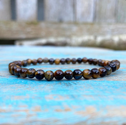 Armbandje Tijgeroog "Durf te stralen"