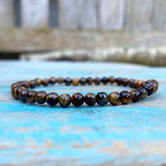 Armbandje Tijgeroog "Durf te stralen"