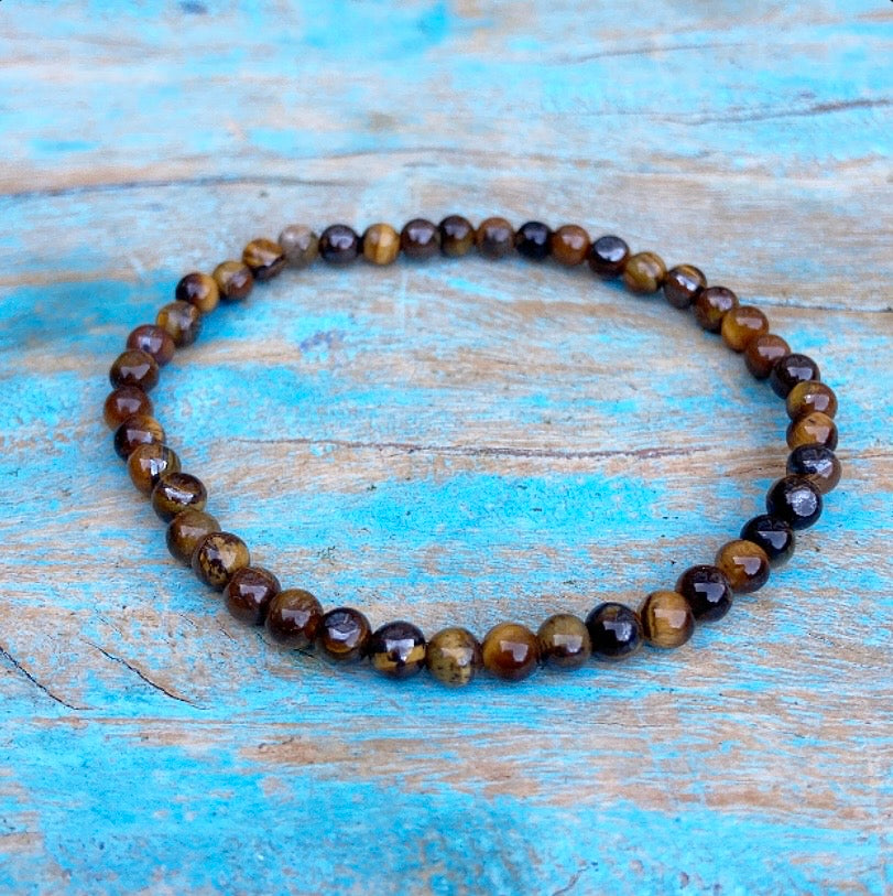 Armbandje Tijgeroog "Durf te stralen"
