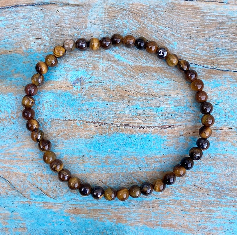 Armbandje Tijgeroog "Durf te stralen"