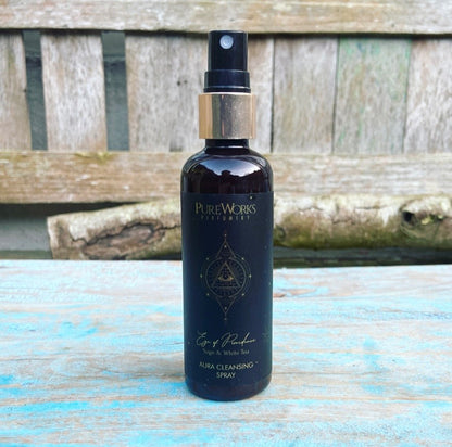 Aura Cleansing spray met salie en witte thee
