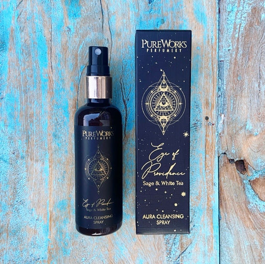 Aura Cleansing spray met salie en witte thee