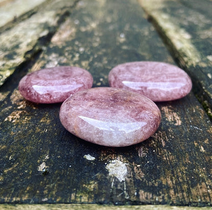 Strawberry Quartz Tumbled Stone "The Love Magnet"