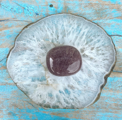Strawberry Quartz Tumbled Stone "The Love Magnet"