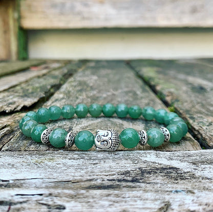 Buddha-Armband Aventurin „Positivität“