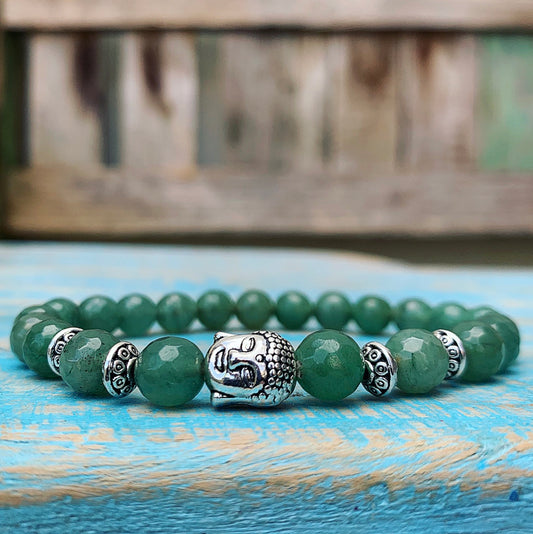 Buddha-Armband Aventurin „Positivität“