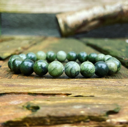 Groene Jade Armband "Geluk"