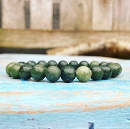 Groene Jade Armband "Geluk"