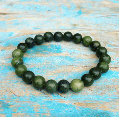 Groene Jade Armband "Geluk"