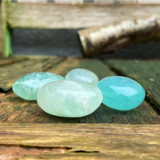 Fluorit Trommelstein "Aura Reinigung"