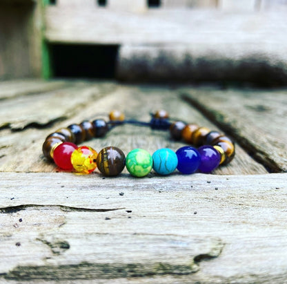 Armband Tijgeroog "Chakra Bescherming"