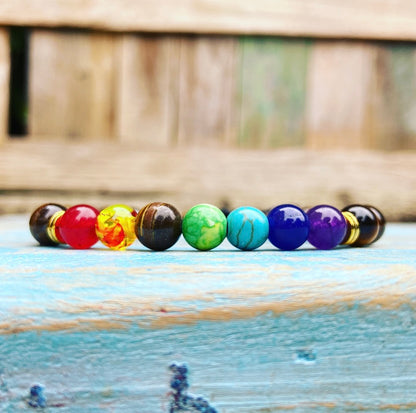 Armband Tijgeroog "Chakra Bescherming"