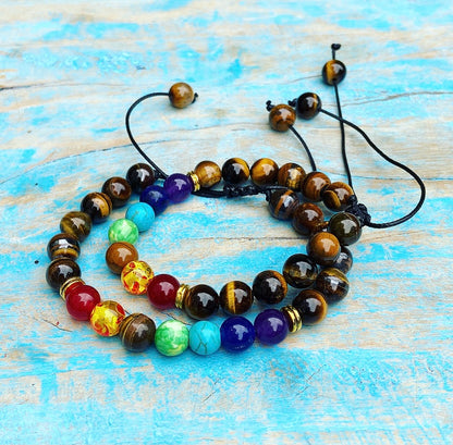 Armband Tijgeroog "Chakra Bescherming"