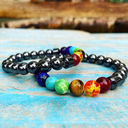 Hematiet Armband "Chakra Zwaartekracht"