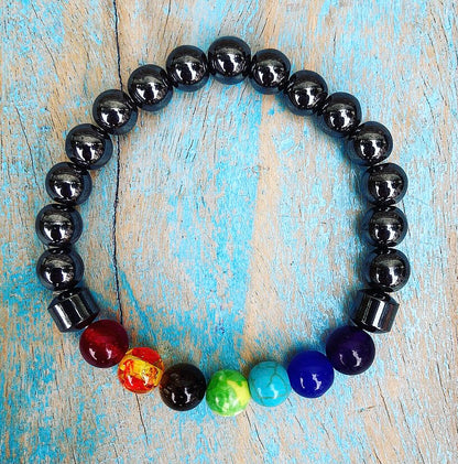 Hematiet Armband "Chakra Zwaartekracht"