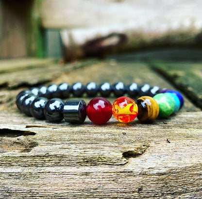 Hematiet Armband "Chakra Zwaartekracht"