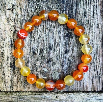 Carnelian Bracelet "I May Be There"