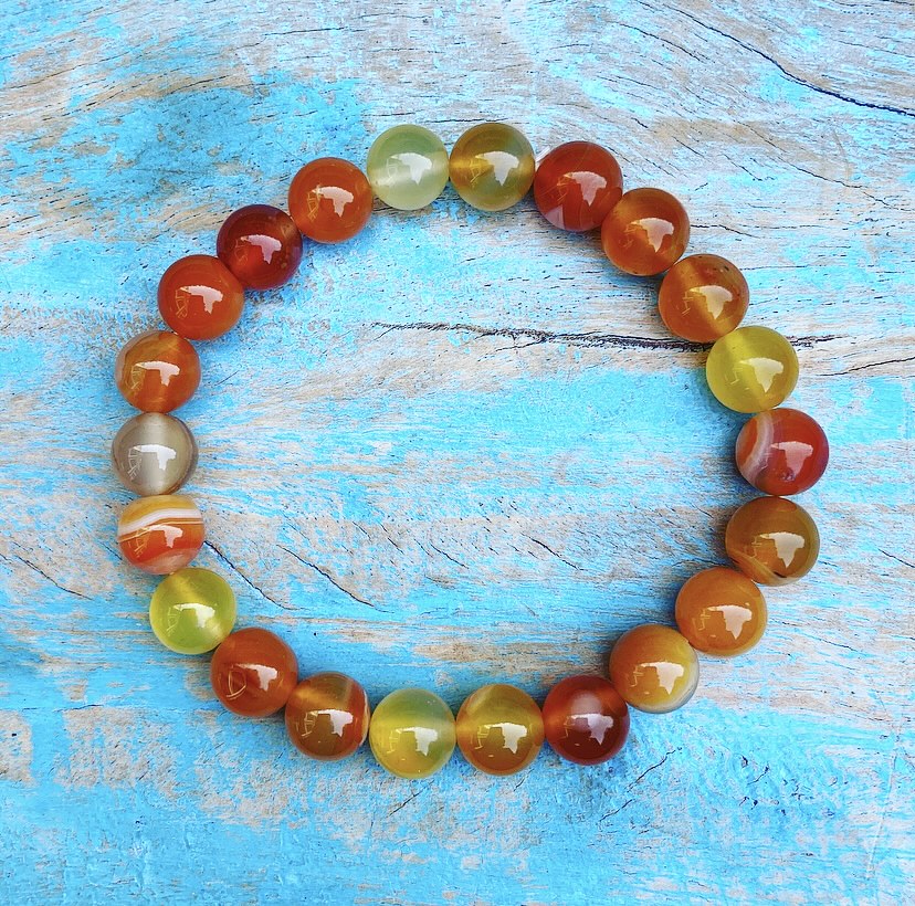 Carnelian Bracelet "I May Be There"
