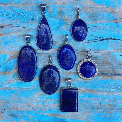Hanger Lapis Lazuli "Durven & Doen"