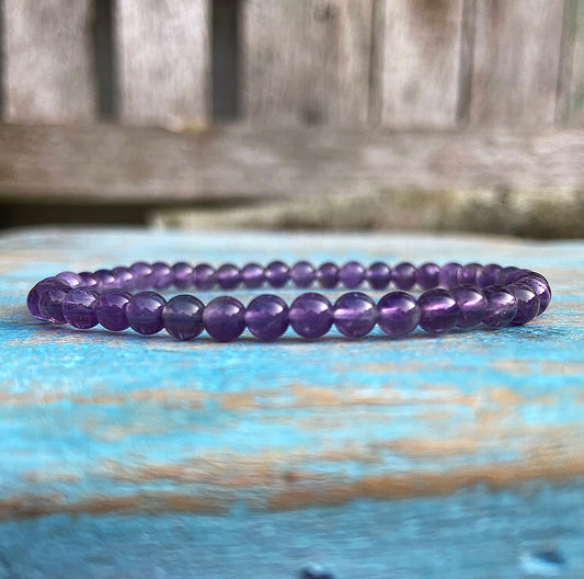 Amethist armbandje "De wijsheid zit in jezelf"