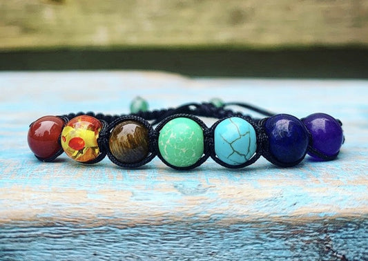 Armband "Zeven Chakra Affirmaties"